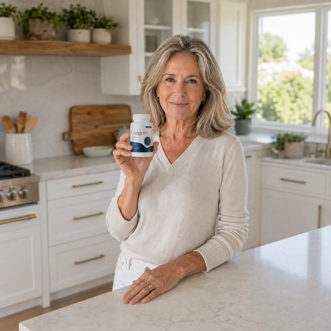 Lungora lung support supplement bottle